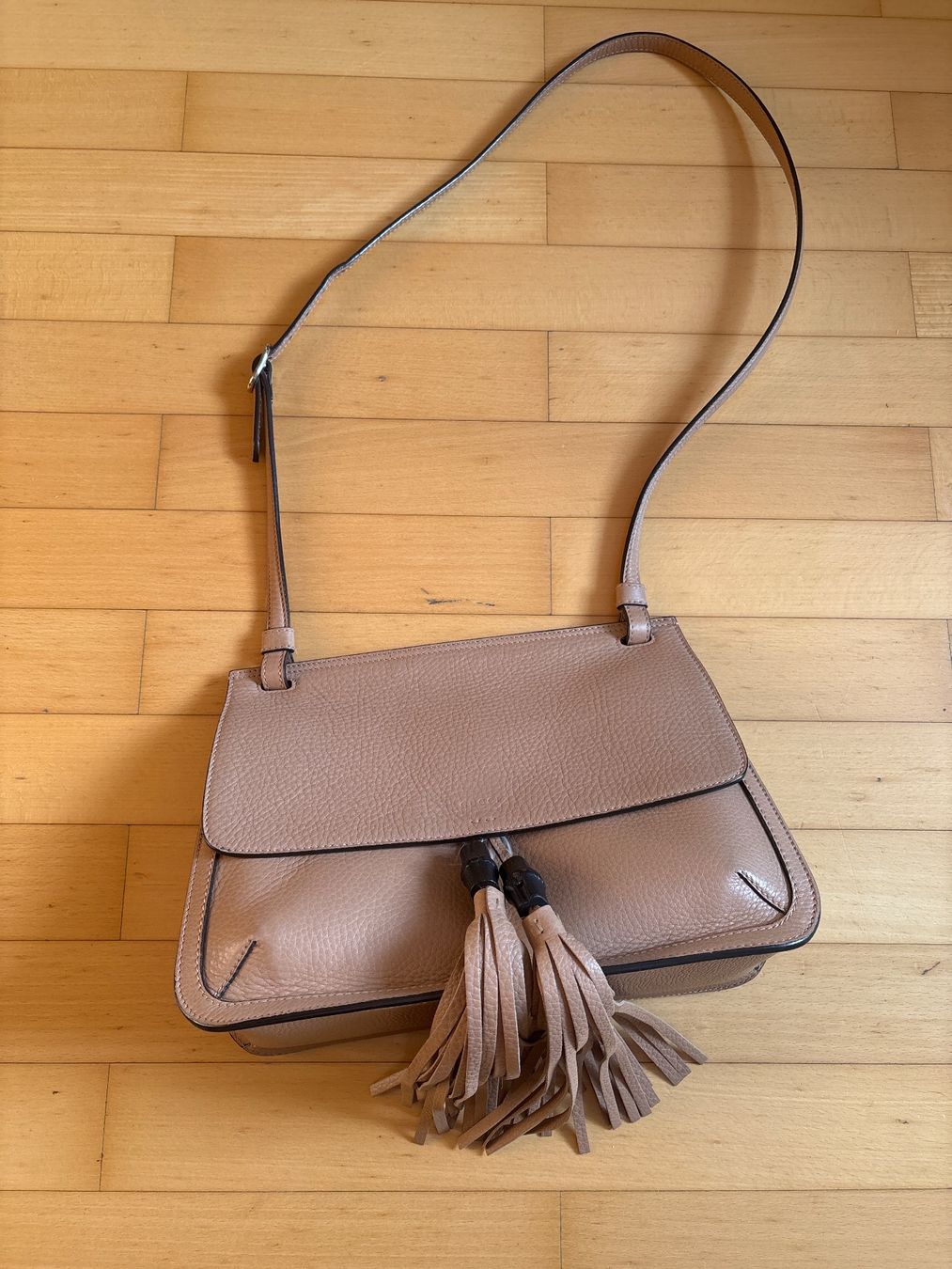 Gucci Borse da donna: Gucci Bamboo City Bag, Beige – Usato da Zürich venduto da stefwax12 1