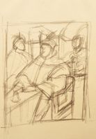 Alberto Giacometti, Vintage Lithographie - 1963