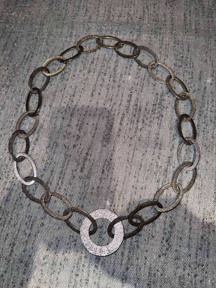 Dolce & Gabbana Catenine: Dolce & Gabbana Silver Chain Necklace – Nuovo (secondo la descrizione) da Zürich venduto da salifali