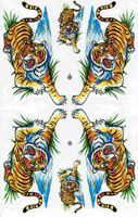 Tiger Aufkleber Sticker 1 Bogen 27 x 18 cm Tuning ST413