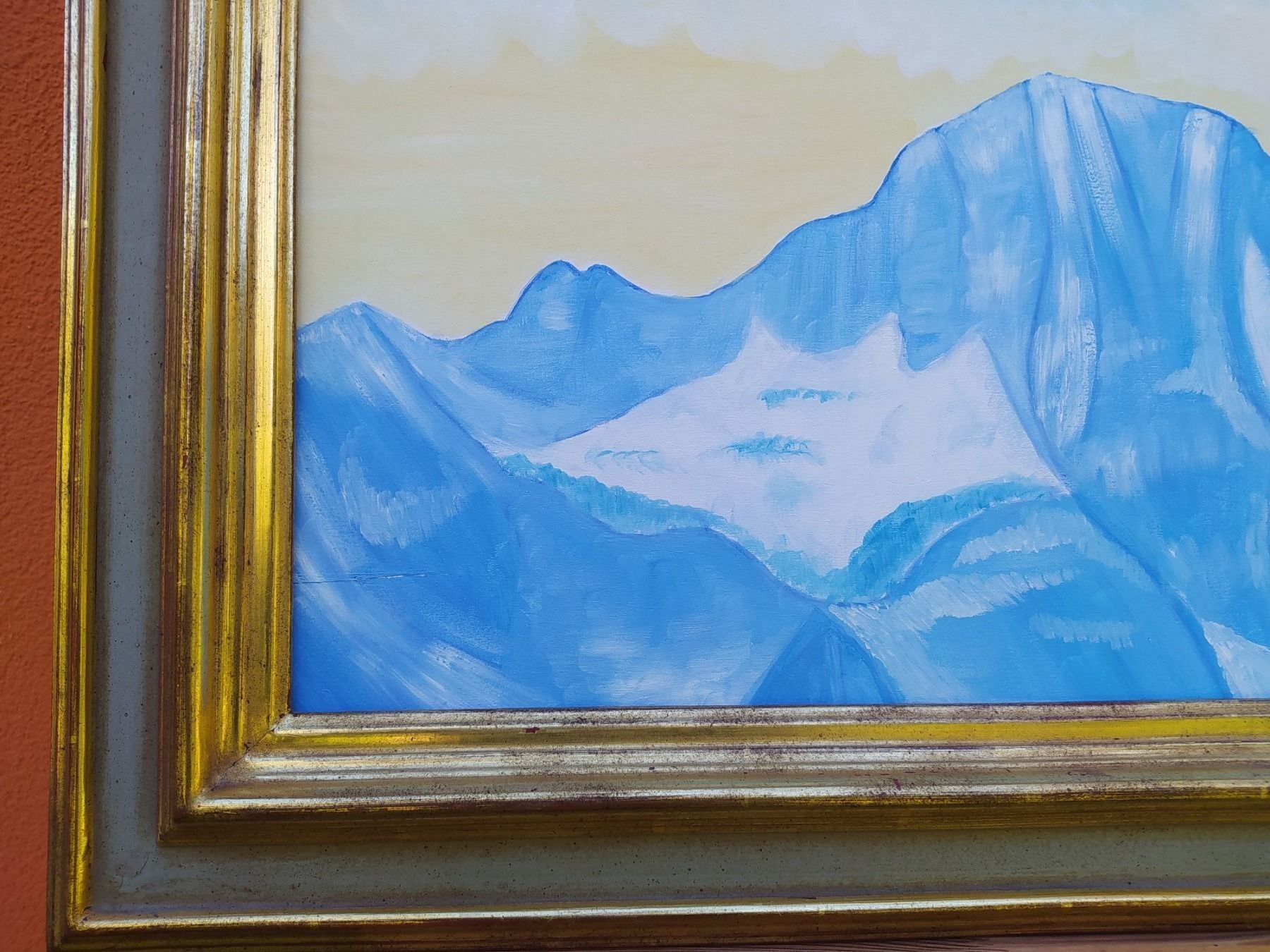 Gemälde: Ölgemälde Breithorn, signiert – Gebraucht aus Bretzwil von nefith 3