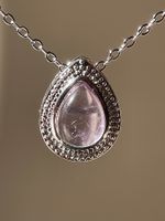 Amethyst-Tropfen-Anhänger