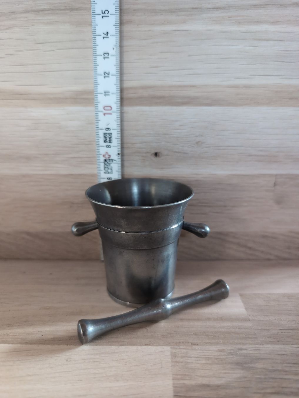 Altro per cucinare: Alter Mörser aus Zinn – Usato da Welschenrohr venduto da N.Fr