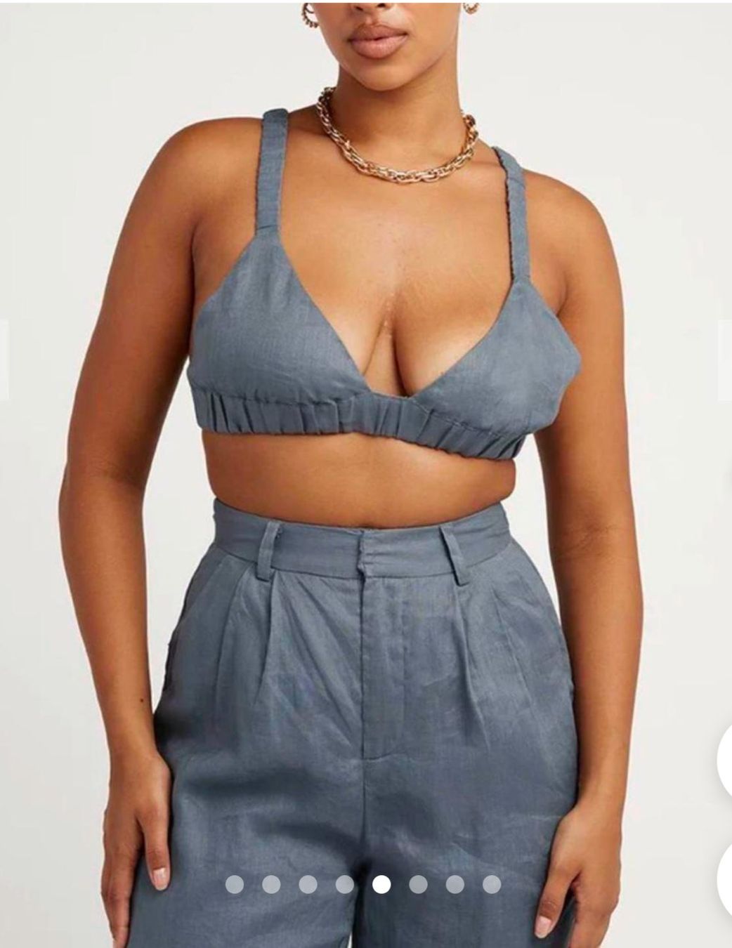 Top: Dissh linen crop top – Nuovo (secondo la descrizione) da Altendorf venduto da jak_lkk8 2