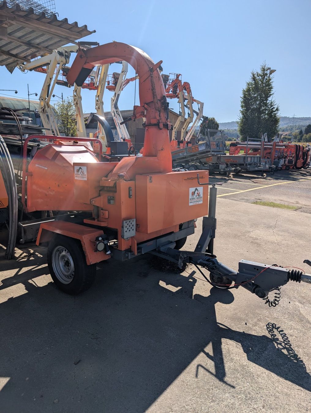 Trinciatrici: Anhänger Häcksler 25cm Diesel – Usato da Scherz venduto da Mietpoint_Hossli 1