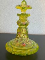 Uranglas Parfümflasche, seltenes Unikat