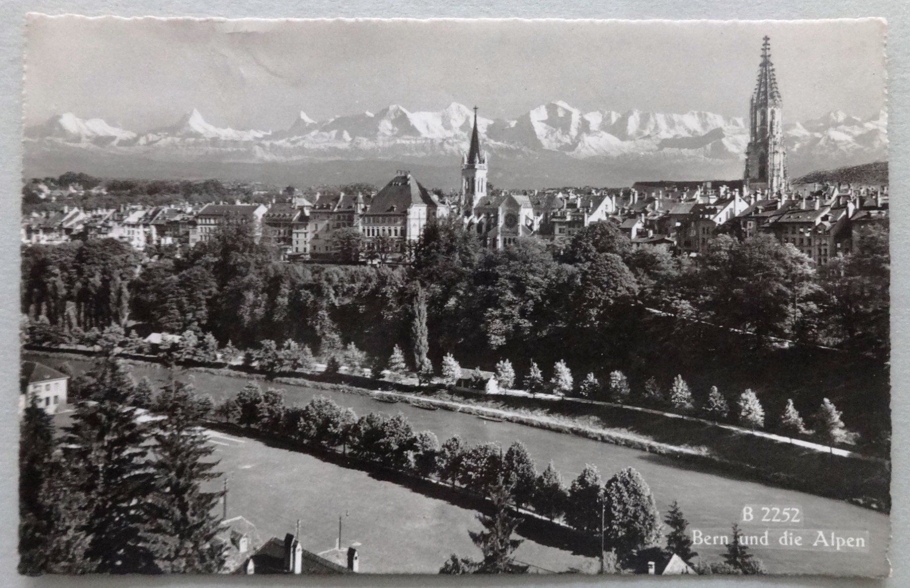 Ansichtskarten: Bern und die Alpen – Defekt aus Fétigny von Billy2miny