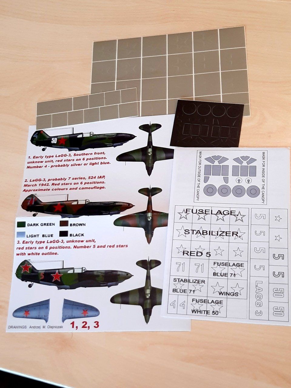 Modellbausätze & Standmodelle: LaGG-3 1/48 masques Montex – Gebraucht aus Châtel-St-Denis von manzanita71 1