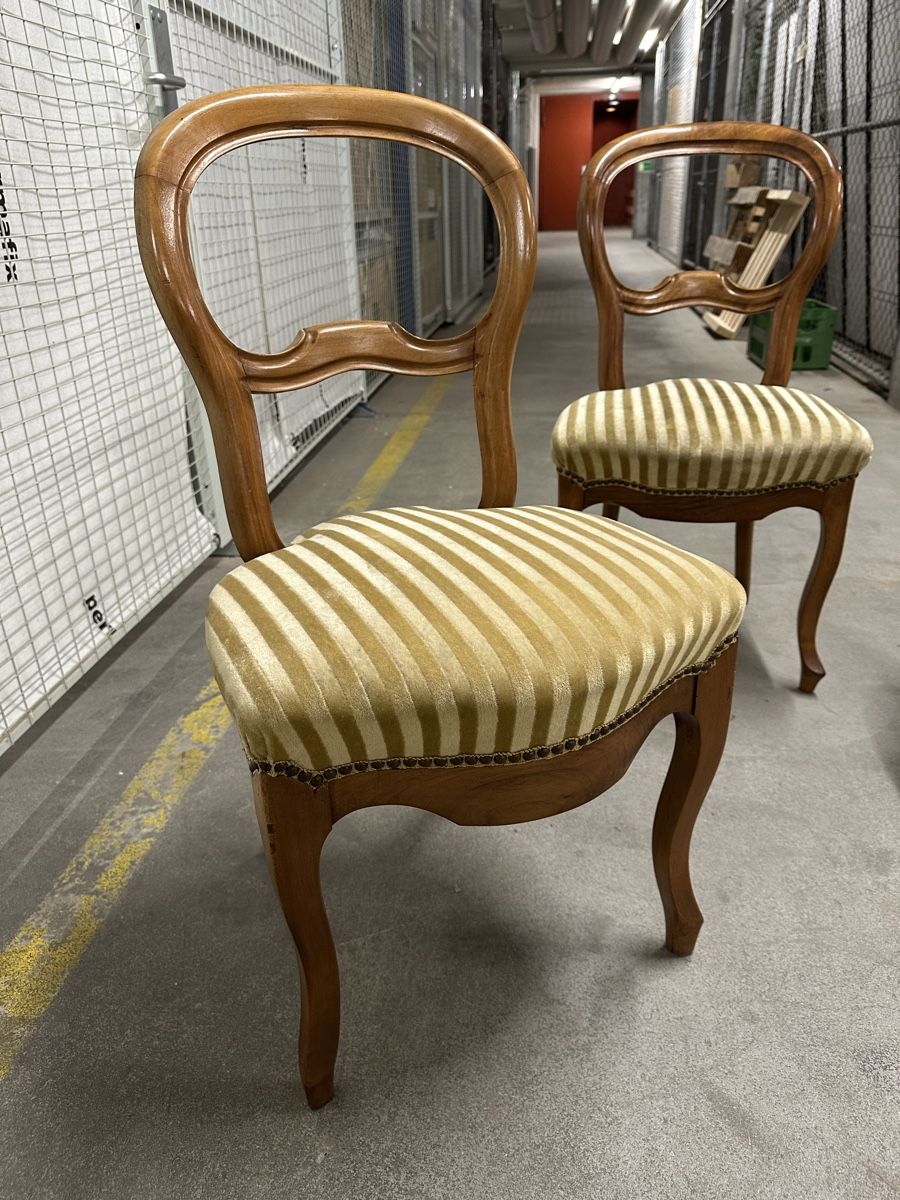 Chaises: 3x Stühle Louis Philippe Massiv Nussbaum  – D'occasion à Bolligen par Astrophysiker06 9