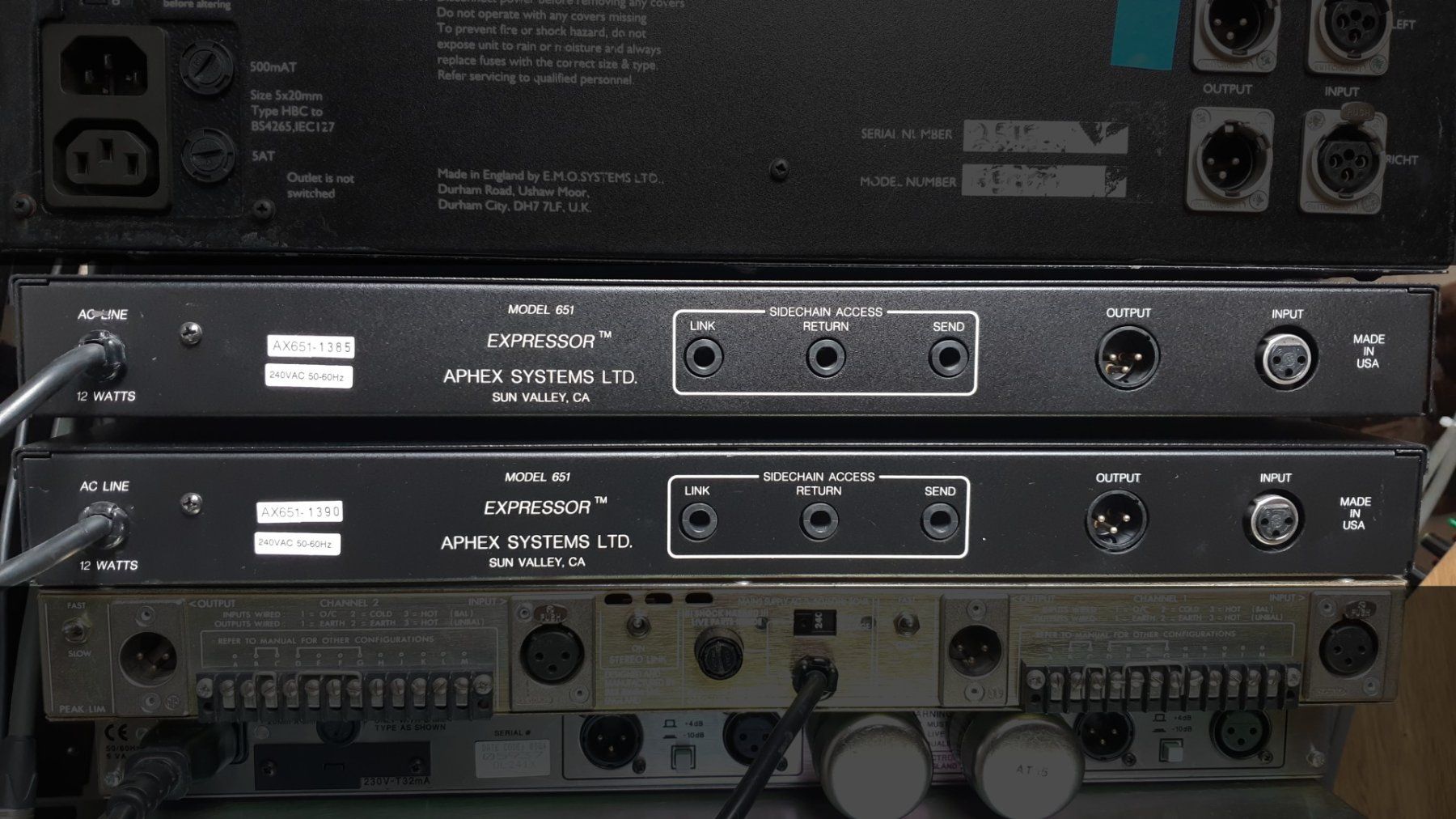 Platines de mixage: 2x Aphex Expressor 651 - Studio Compressor – D'occasion à Bern par beerzel 2