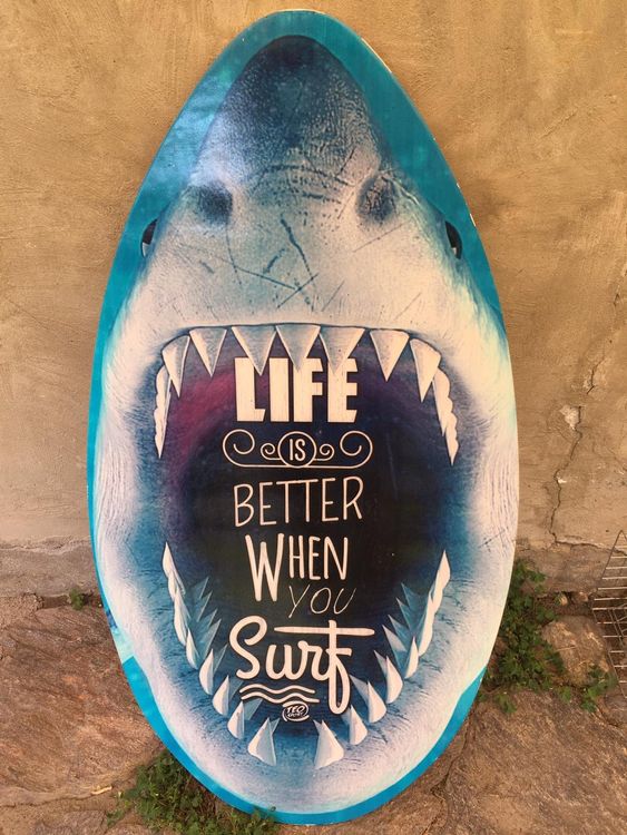 LI.GI. ASSE Skimboard In Legno 94cm - Per Surf E Gioco In Acque Basse - Foto 6