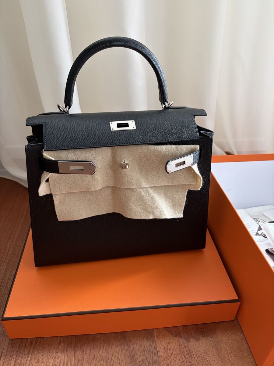 Borse da donna: Hermes Kelly 28 Black  – Nuovo (secondo la descrizione) da Oberwil b. Zug venduto da An_you78