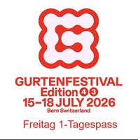 2-Tagespass Fr/Sa Gurtenfestival
