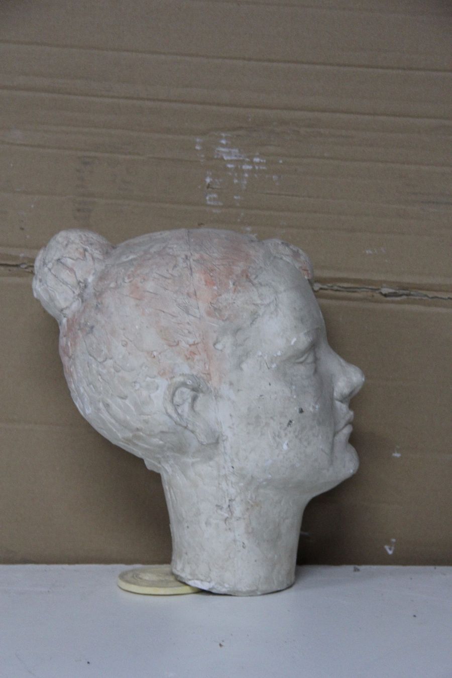 Skulpturen & Statuen: Mädchenkopf in Gips von Franco Annoni – Gebraucht aus Balsthal von Nobelix 2