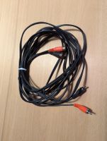 Cinch Kabel Rot/Schwarz 5m - guter Zustand