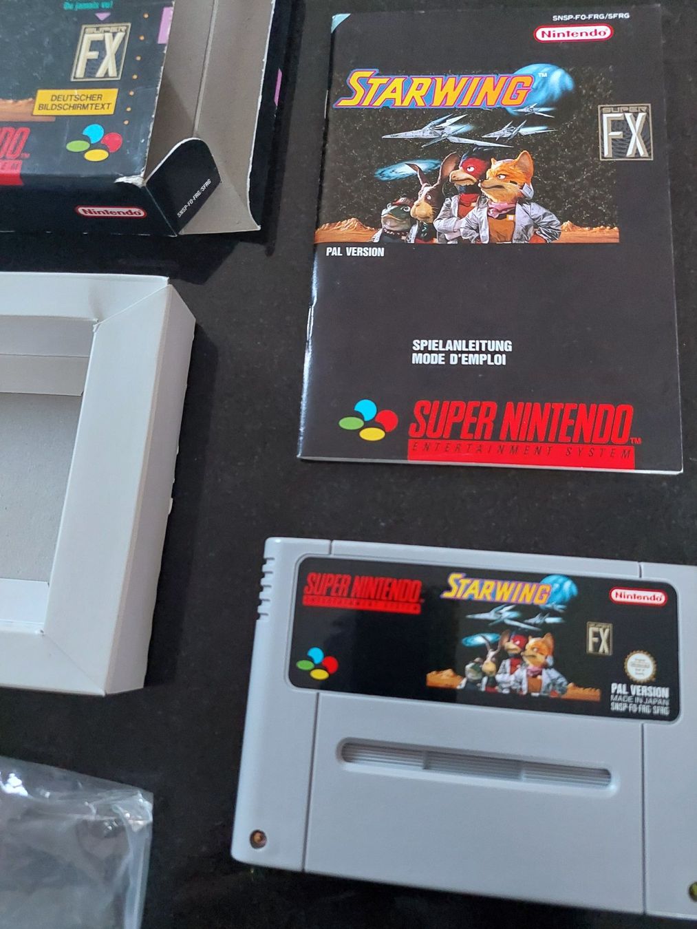 Nintendo Giochi: STARWING (PAL) - SUPER NINTENDO – Usato da Spiegel b. Bern venduto da Natix 8