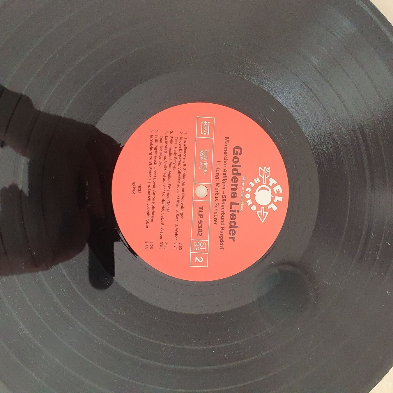 Schallplatten: Männerchor Aefligen LP zum Jubiläum – Gebraucht aus Chur von BettinaOlczyk 2