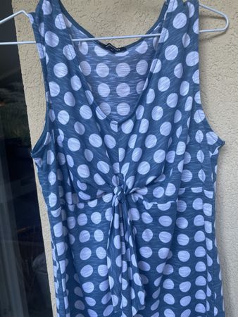 Damen Tanktop MORE & MORE Grösse 44 Tupfen