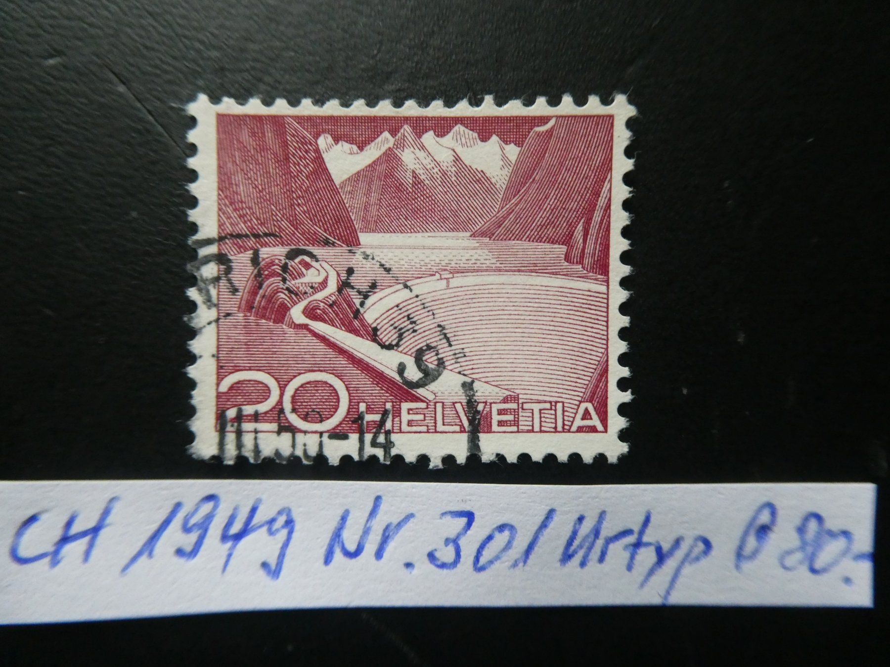 Tutti i francobolli: CH 1949 Nr. 301 Urtyp gestempelt – Usato da Lausen venduto da Herbamare01