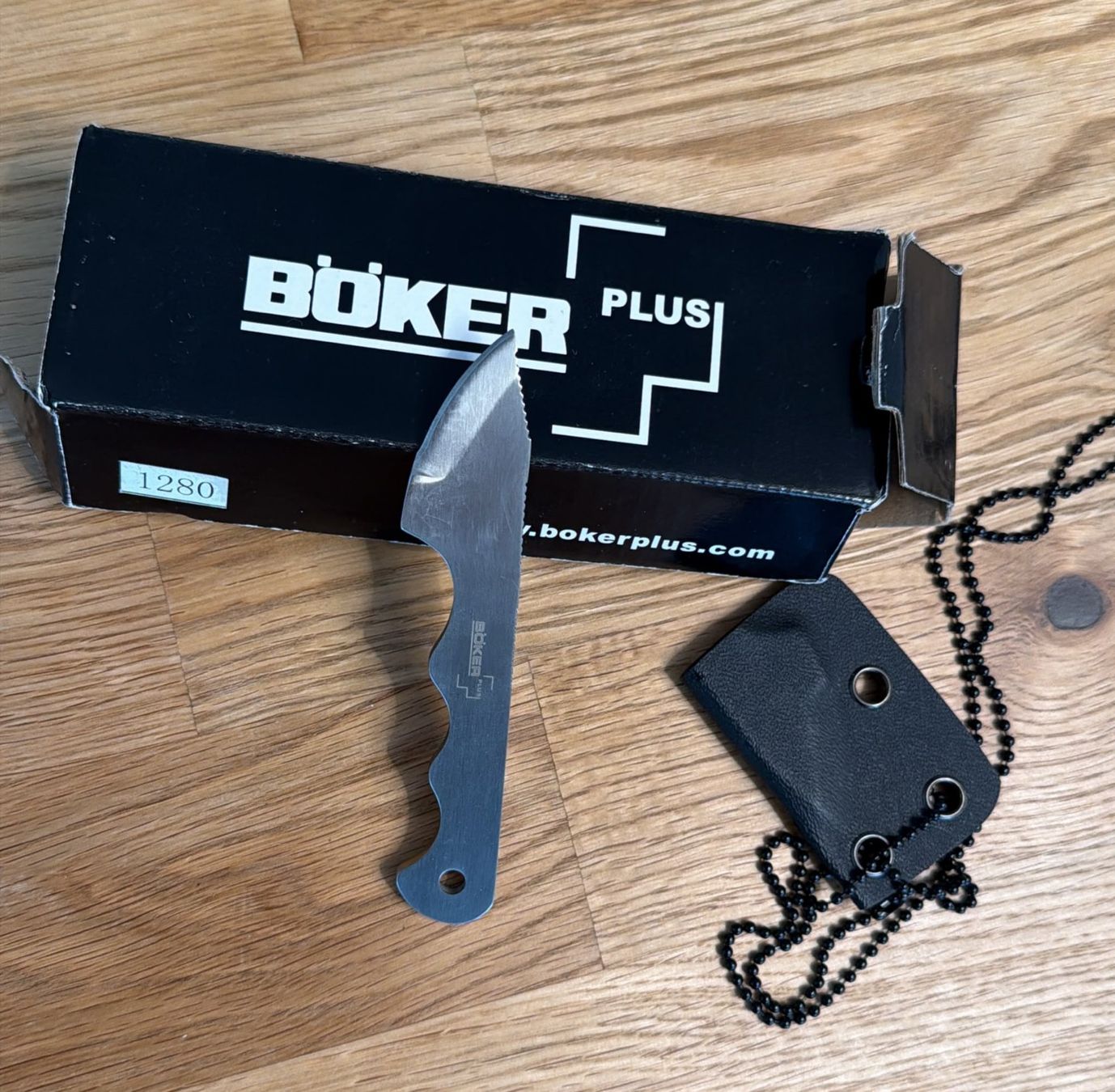 Zubehör: BÖKER PLUS NUB IWA 2012 NACKENMESSER – Neu und originalverpackt aus Zürich von Frei-Occasionen 1