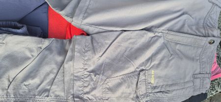 46 Nord Trekking Hose Outdoor Zip-Off Grau, Top Zustand! 164