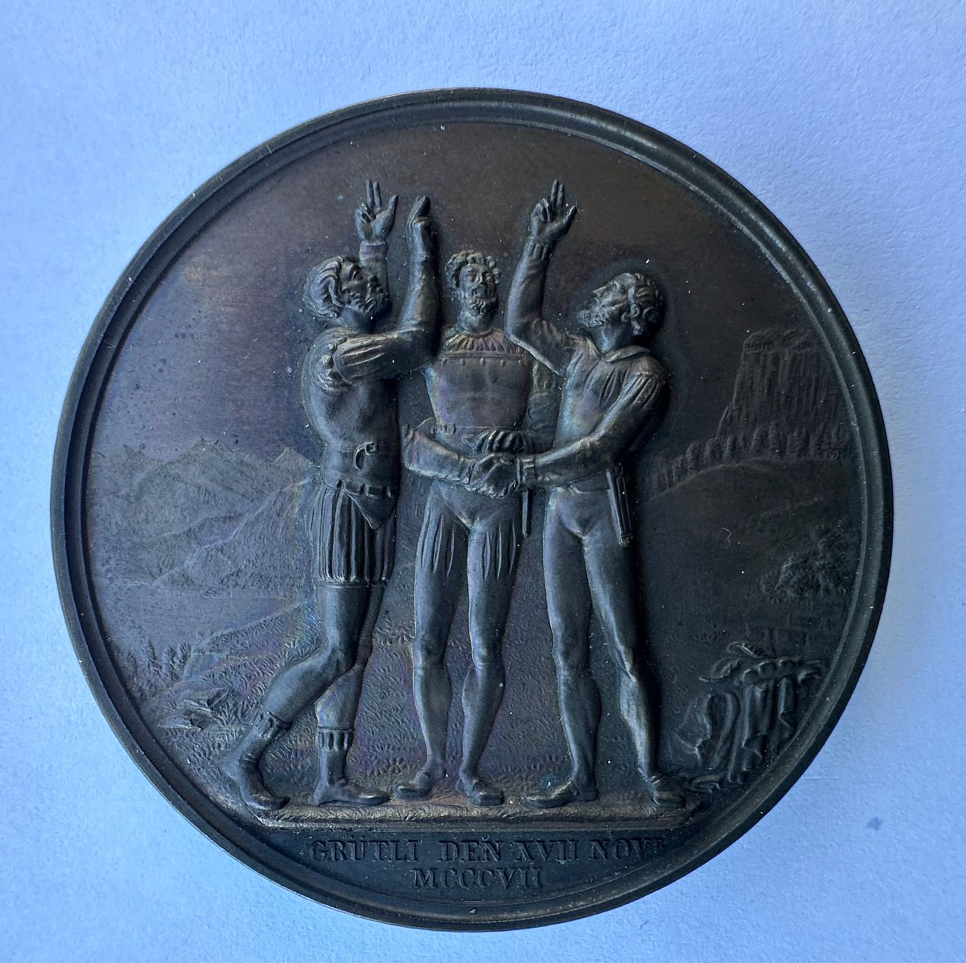 Medaglie: Bronzemedaille 1822 Eidg Offiziersfest – Usato da Kandergrund venduto da honey-art_and_more