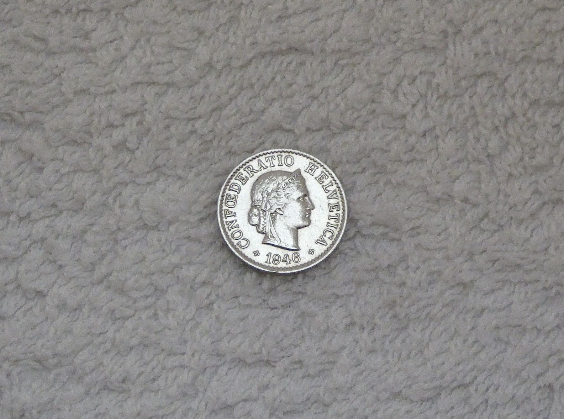 Tutti le monete: 5 centimes/rappen 1946 – Usato da Nyon venduto da Ilmi09