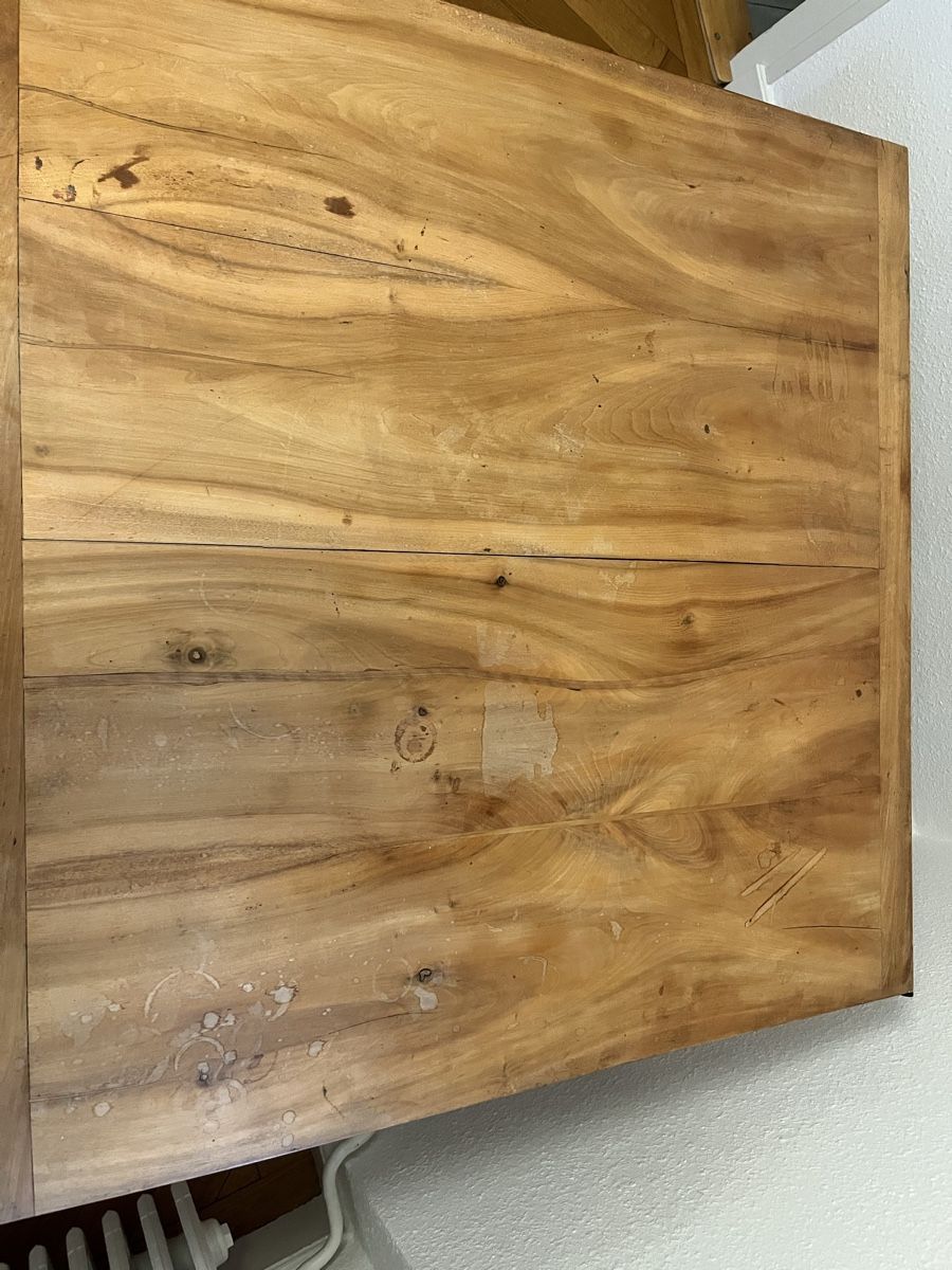 Tavoli: Table en bois massif vintage – Usato da Genève venduto da Majikamu 3
