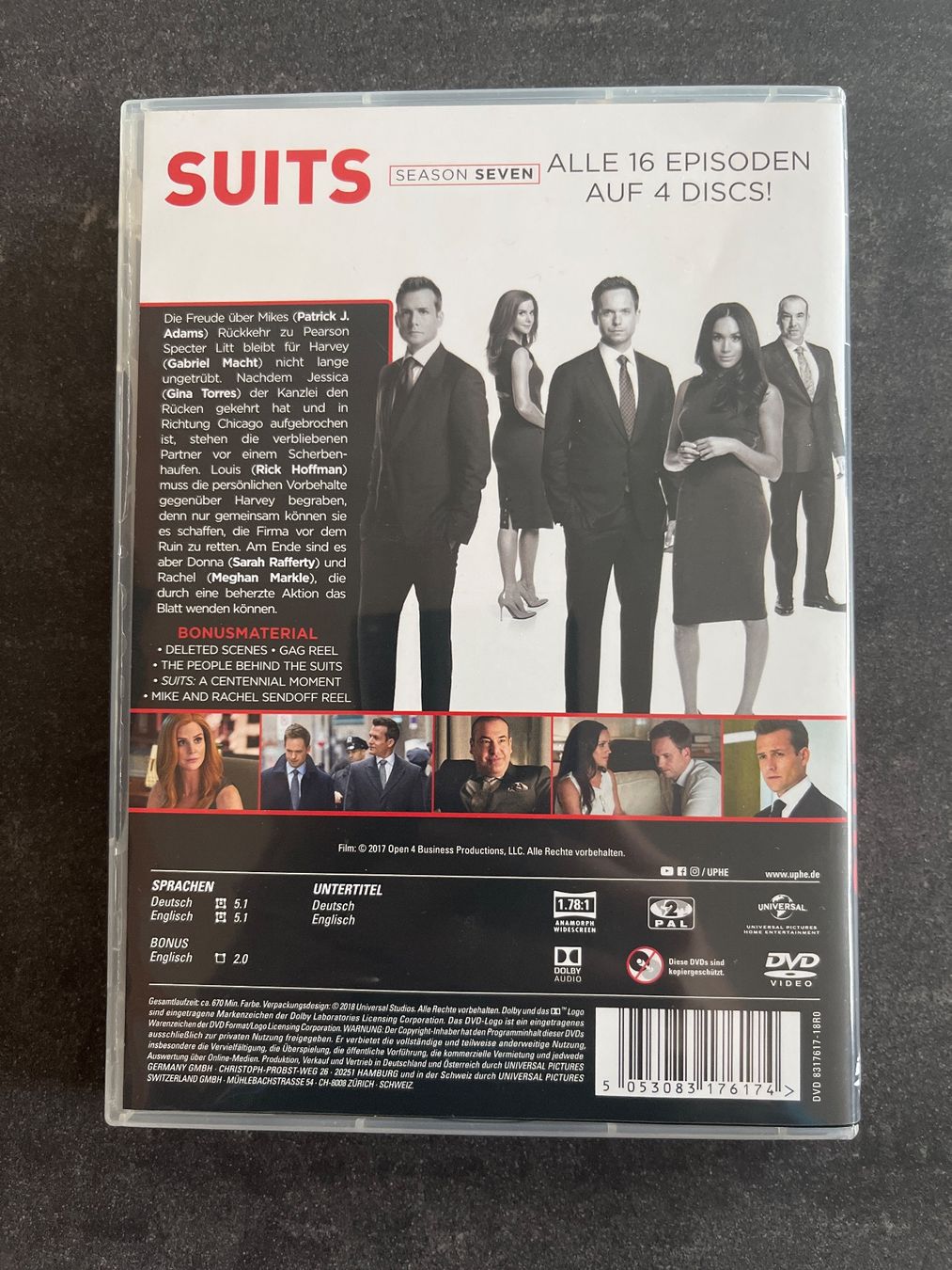 Tutti i DVDs: DVD Suits Season Seven – Usato da Aarau venduto da Swifty03 1