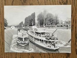 Personenboote Rheinfelden und Rhiblitz in der Schleuse Augst