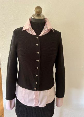 Country Line Trachten Jacke, Schwarz, Grösse 42, Top!