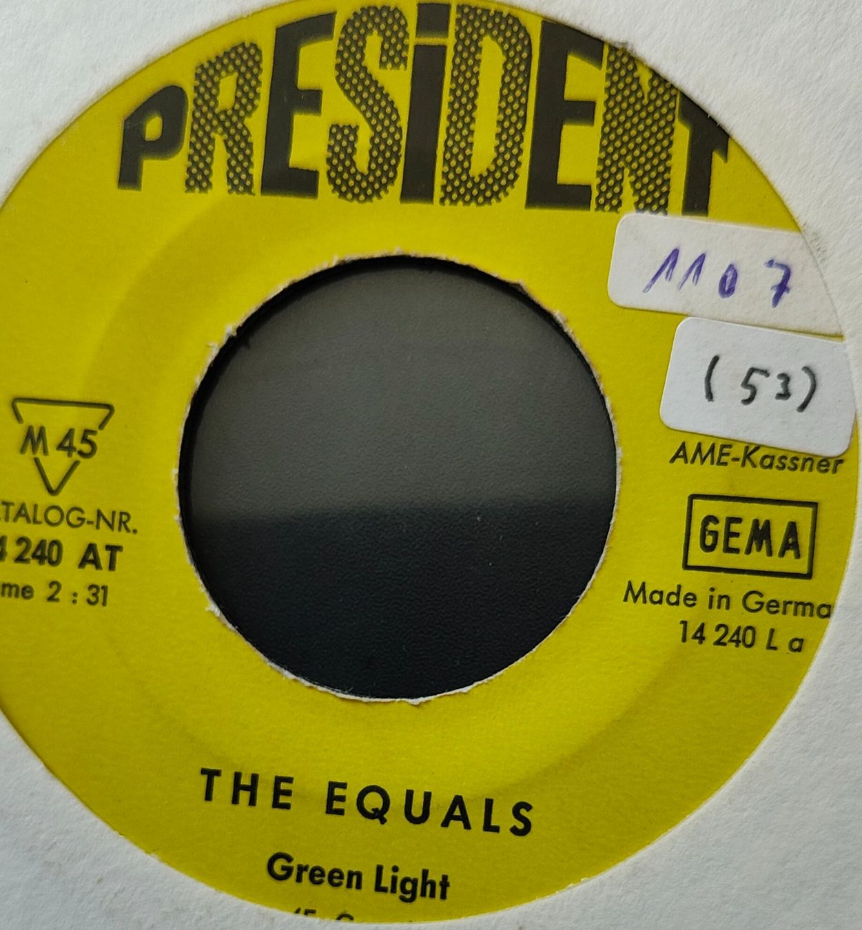 Dischi in vinile: Vinyl-Single Equals - Green Light – Usato da Langenthal venduto da Modo39