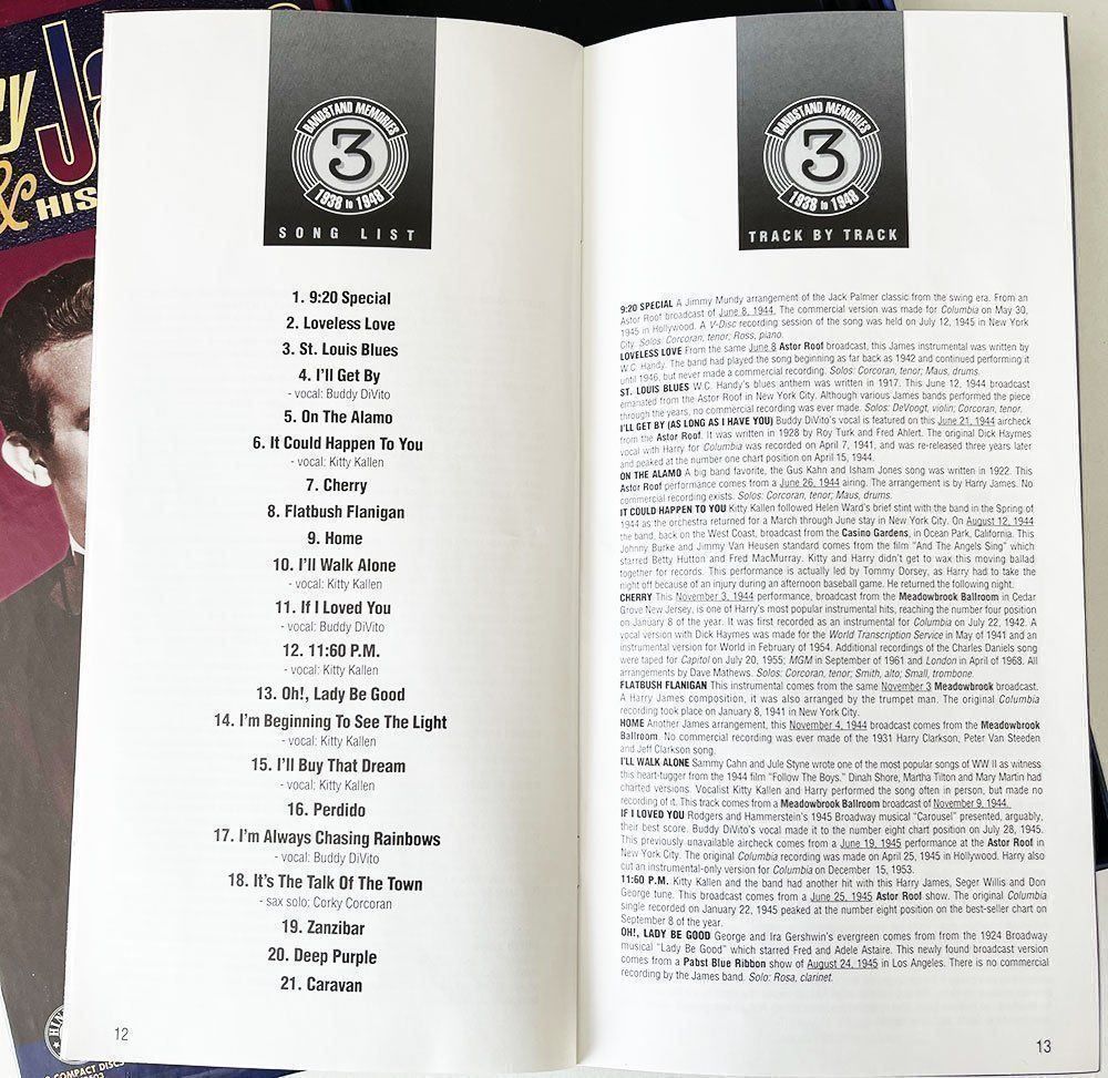 CD: TROMPETTE - HARRY JAMES COFFRET COLLECTOR 3 CD – Nuovo e nell'imballaggio originale da Préverenges venduto da AGENA8008 7