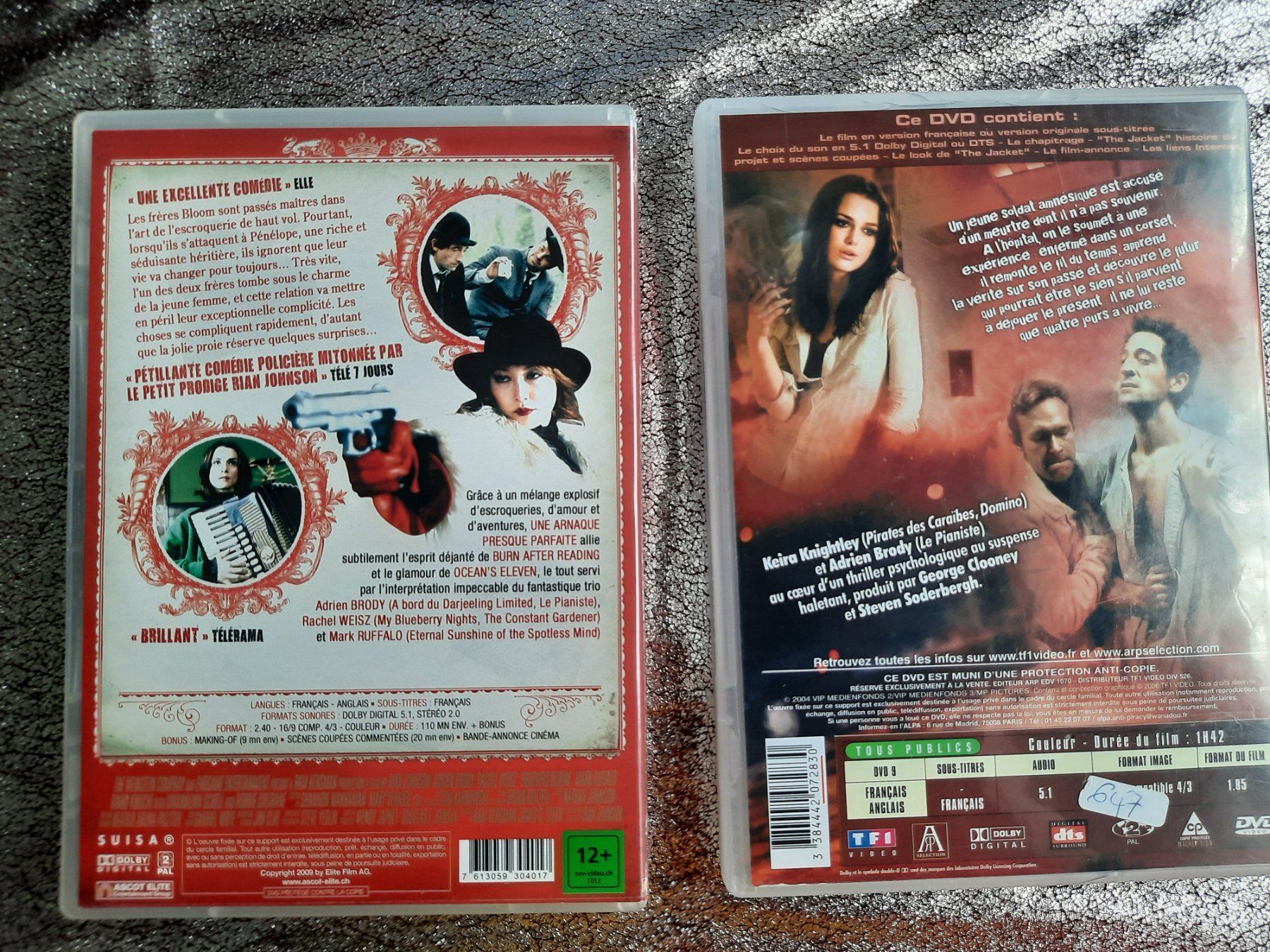 Tutti i DVDs: 2 films avec ADRIEN BRODY – Usato da Lausanne venduto da BrigitteAnne 1