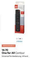 ONE FOR ALL Universal Fernbedienung, neu + 2 AAA Batterien.