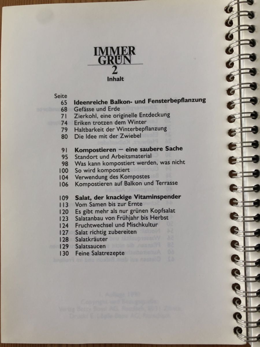 Bücher: Betty Bossi, Immer Grün 2 – Gebraucht aus Wittenbach von mansi19 3