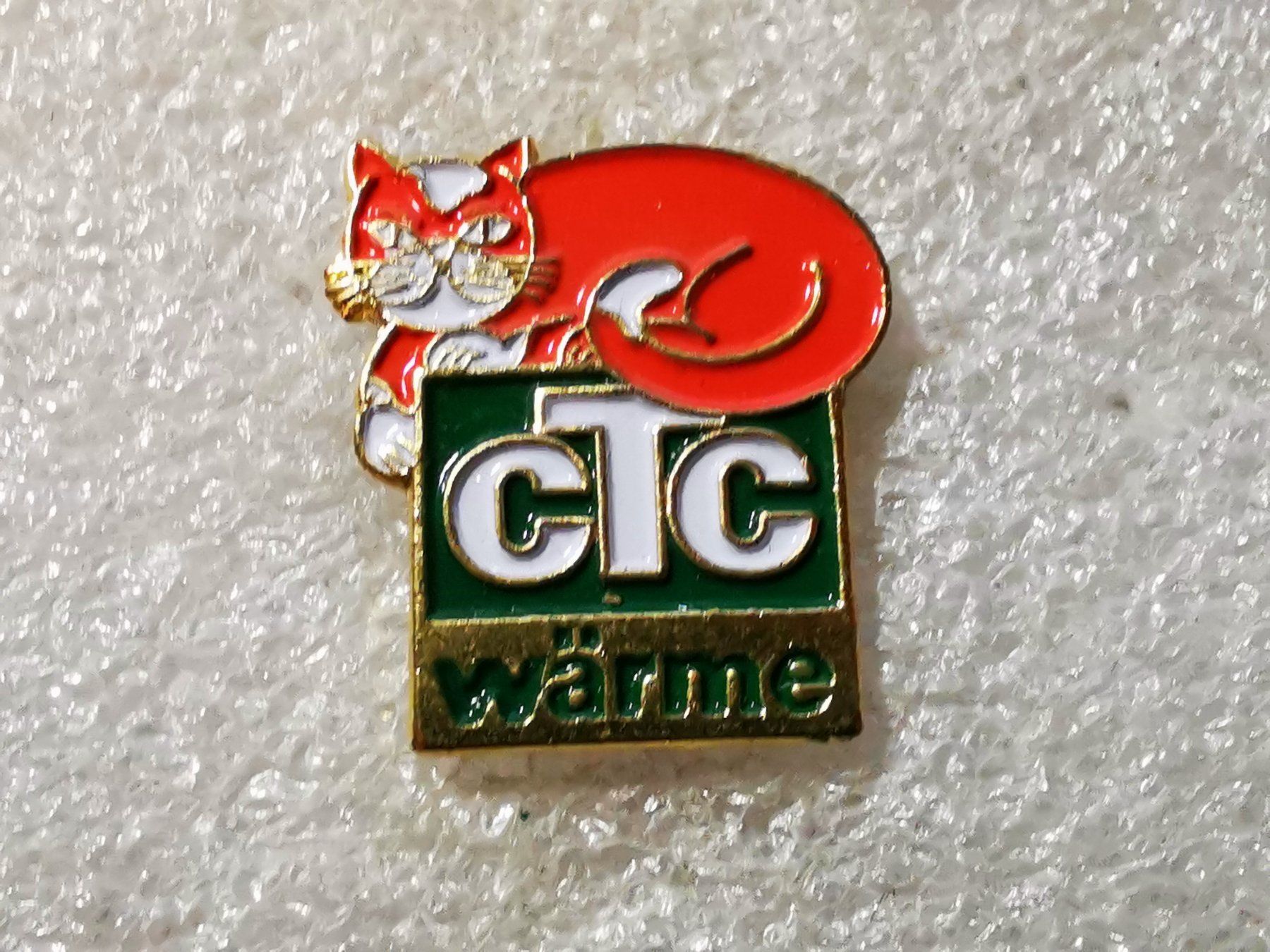 Plaketten & Abzeichen: Ansteckpin 50: CTC Wärme – Gebraucht aus Oppligen von Pin-Fall-Shop