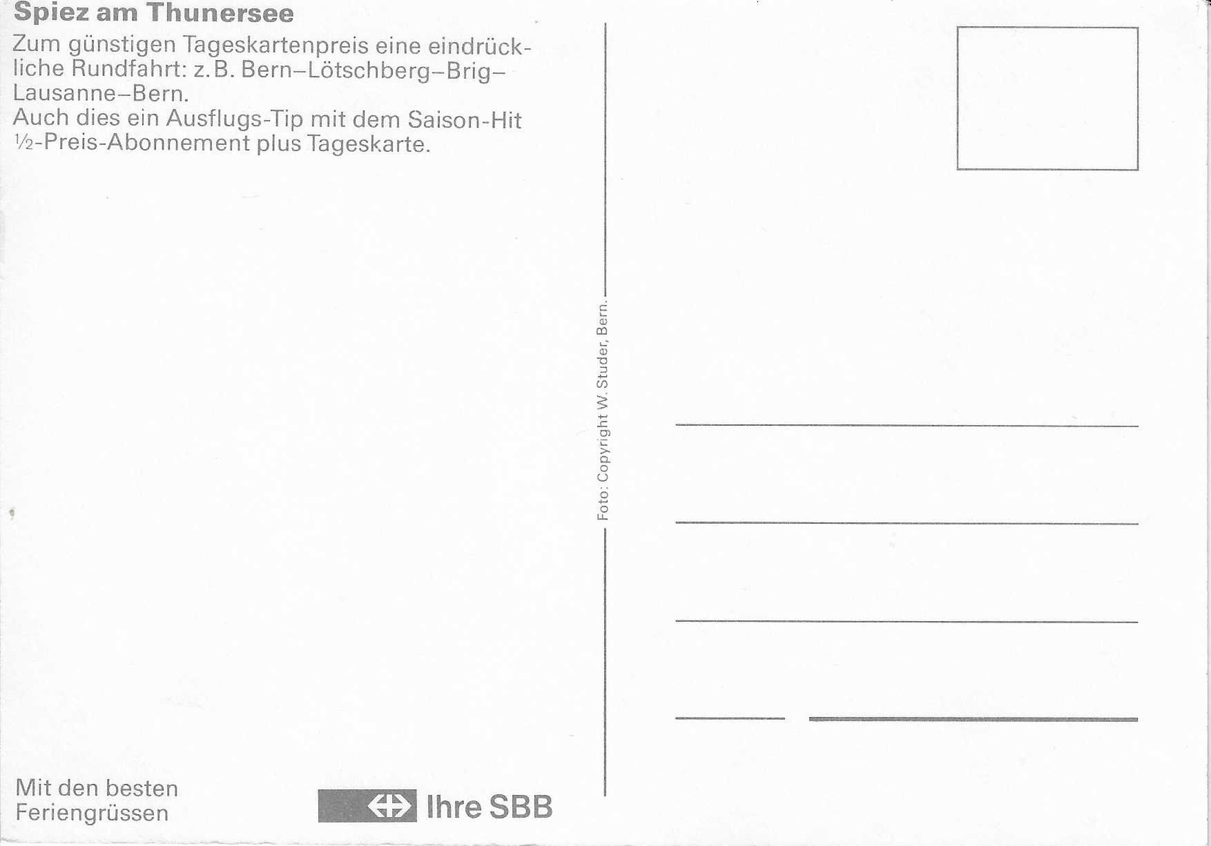 Cartoline postali: Spiez am Thunersee BE – Nuovo (secondo la descrizione) da Rothrist venduto da Stranglehold 1
