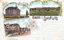 Litho Seebach ZH, um 1895