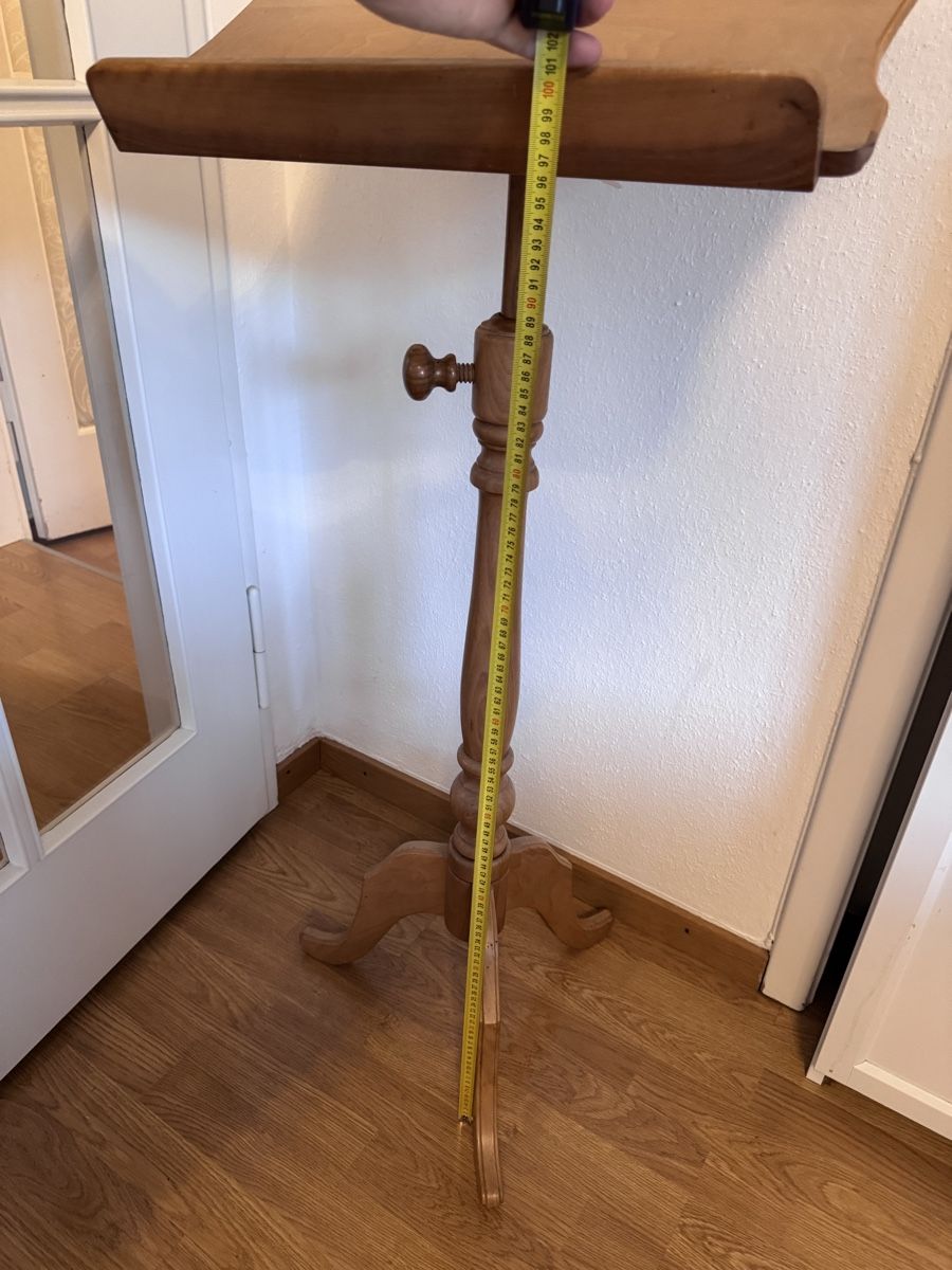 Supporti per strumenti musicali & leggii: Vintage Wooden Music Stand - adjustable height & angle – Usato da Zürich venduto da 613_g8jy 4