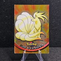 Pokemon Topps Holo Foil Blue 1. Edition/Print DE Vulnona