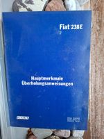 Reparaturanleitung Fiat 238 E von 1978, sehr schön