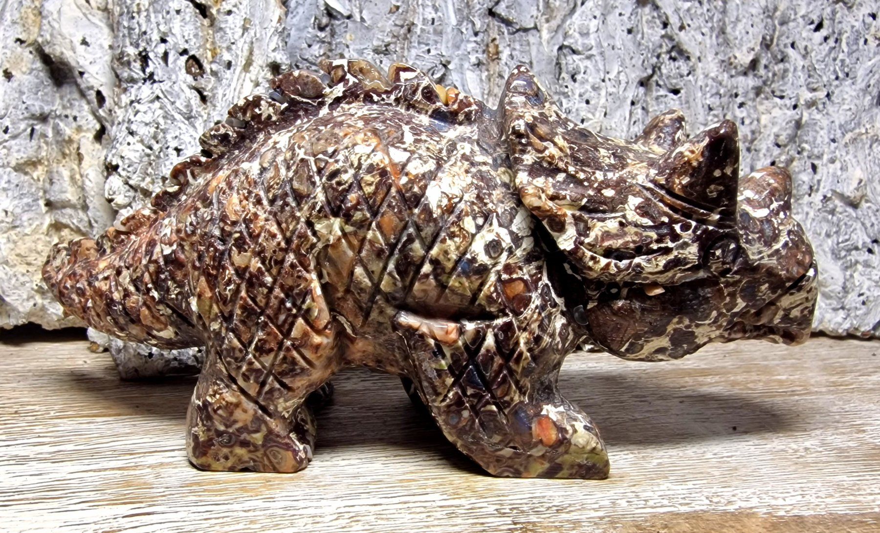 Minerali & Pietre curative: Money Agate Triceratops 727g – Nuovo (secondo la descrizione) da Matzingen venduto da Shay_Crystalz 1