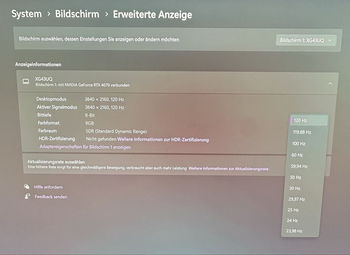 Asus Monitor: ASUS ROG Strix XG43UQ - Gebraucht – Usato da Niederscherli venduto da Spi_re 3