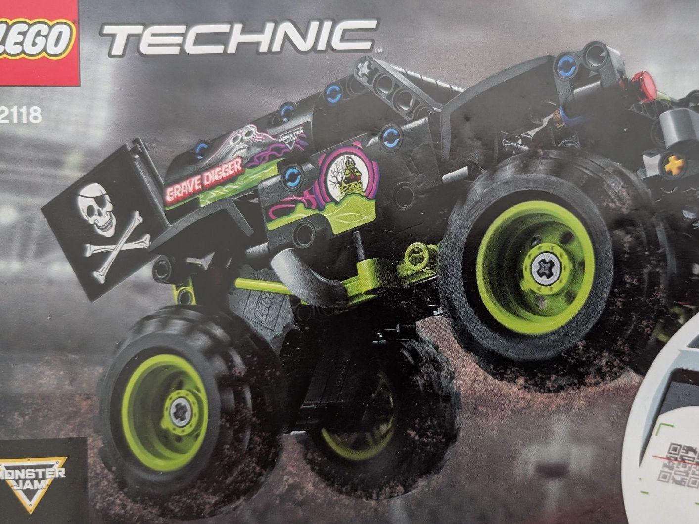 Lego Kit di costruzioni: LEGO Technic 42118 Monster Jam Grave Digger Buggy pullback – Usato da Möhlin venduto da hans_d