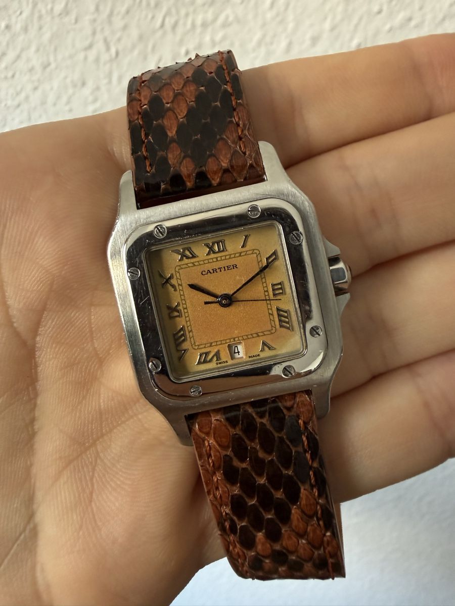 Cartier Montres: Cartier Santos Galbée 1564 – D'occasion à Genève par SG_73