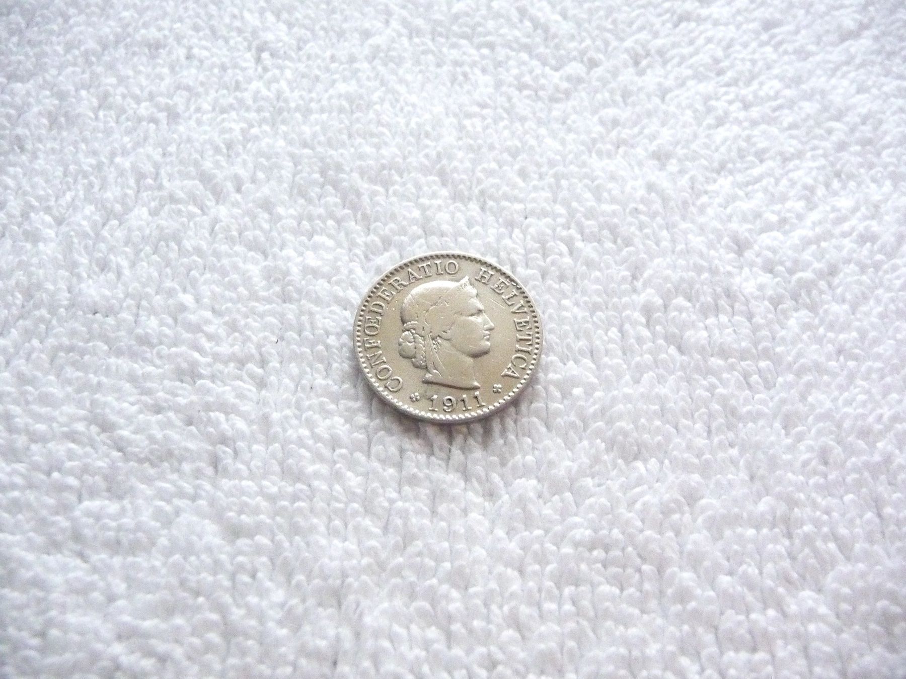 Alle Münzen: 5 centimes/rappen 1911 – Gebraucht aus Nyon von Ilmi09