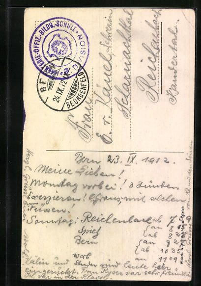 Cartoline postali: Reichenbach b. Frutigen, Strassenpartie  – Usato da Berlin venduto da bartko-reher 1