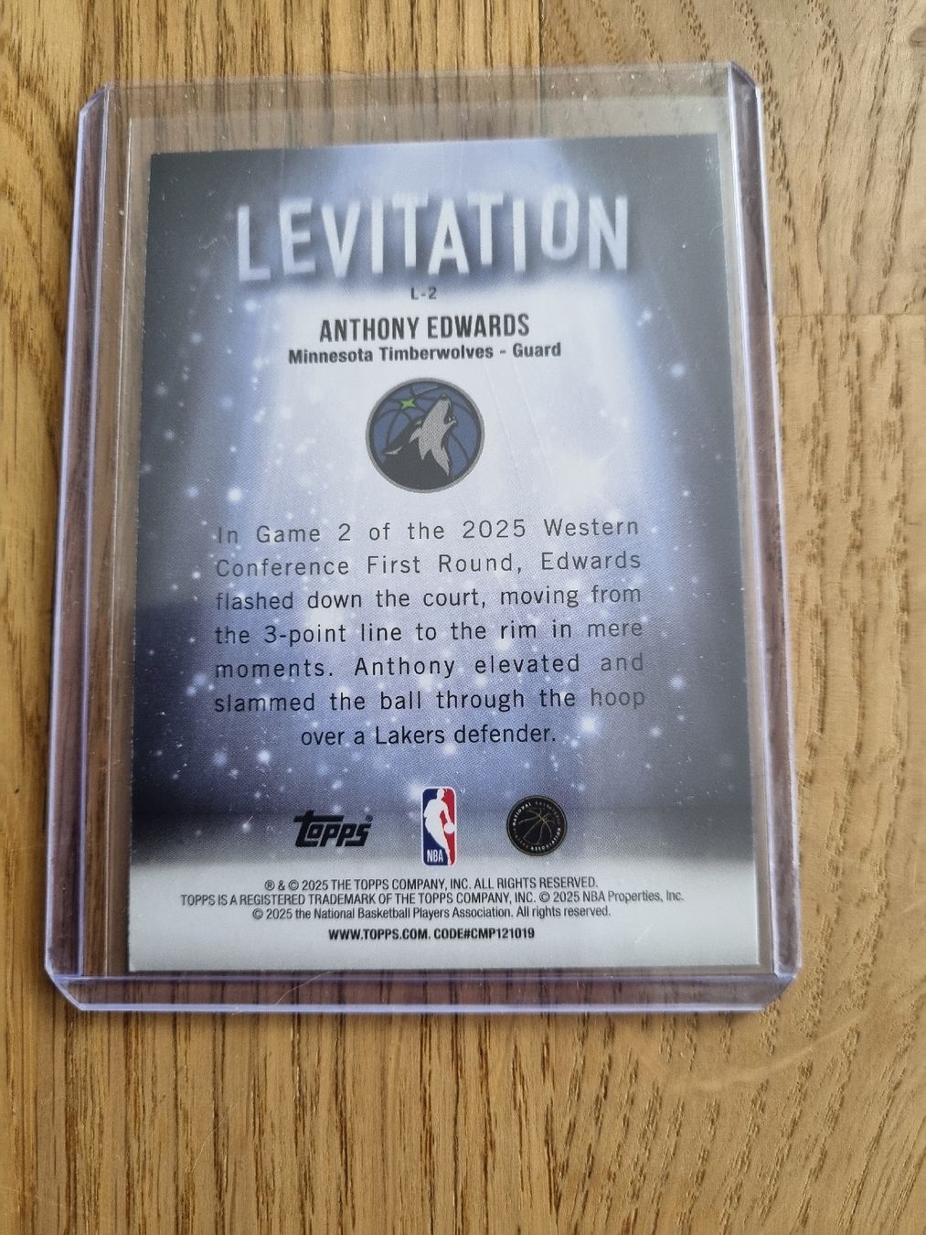 Nba Carte collezionabili: NBA Trading Card Anthony Edwards – Nuovo (secondo la descrizione) da Oberentfelden venduto da Giants 1