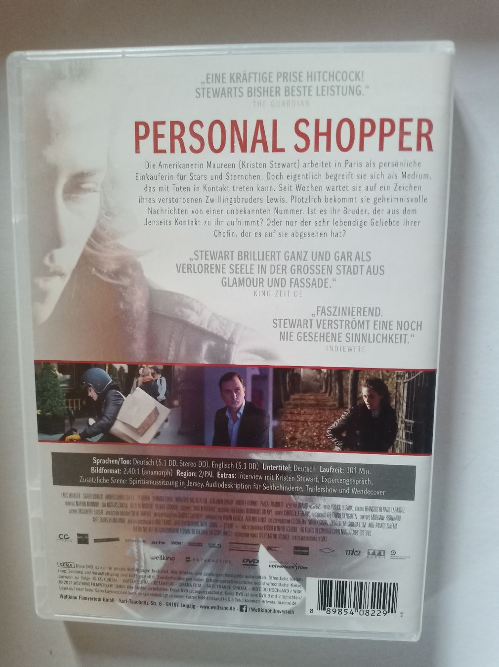 Tutti i DVDs: DVD Personal Shopper mit Kristen Stewart – Usato da Tann venduto da Veebee6 1